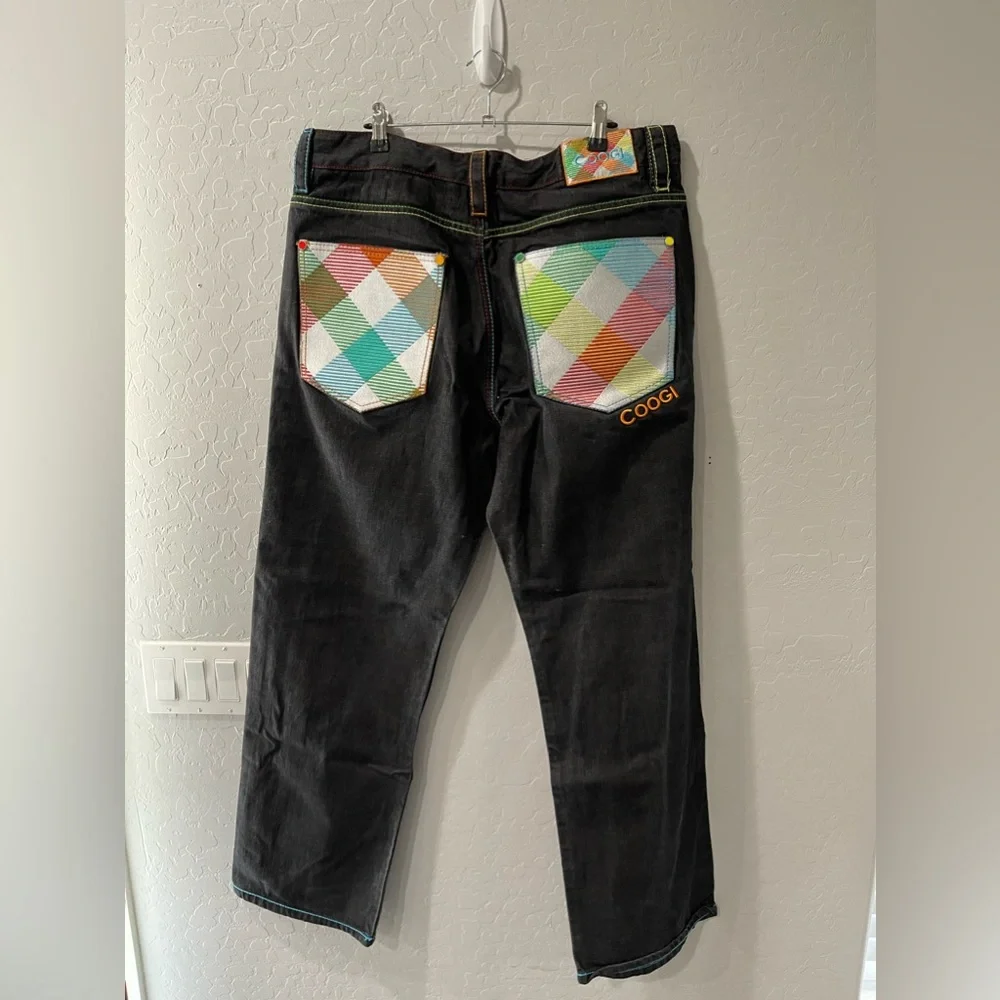 Vintage Y2K COOGI‎ Denim Baggy Jeans Streetwear 38x34